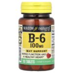 витамин B6, 100 таблеток — Mason Natural