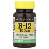 витамин B12, 100 таблеток — Mason Natural