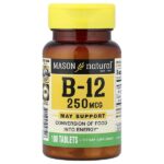 витамин B12, 100 таблеток — Mason Natural