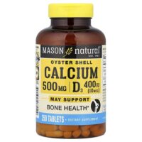 Oyster Shell Calcium Plus D3`` 250 таблеток — Mason Natural