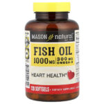рыбий жир, 1000 мг, 120 капсул — Mason Natural