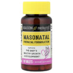 Masonatal Prenatal Formulation, добавка для беременных, 100 таблеток — Mason Natural