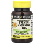 Масло вечерней примулы, 60 капсул — Mason Natural