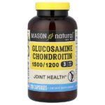 Глюкозамин хондроитин, 280 капсул — Mason Natural