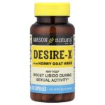 Desire-X с горянкой, 60 капсул — Mason Natural