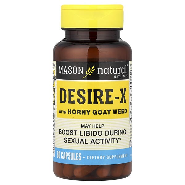 mav13705_v_28.jpg Desire-X с горянкой, 60 капсул — Mason Natural
