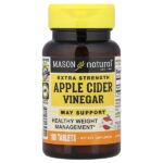 яблочный уксус, 100 таблеток (500 мг в одной таблетке) — Mason Natural