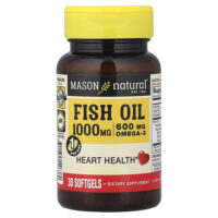 Рыбий жир, 1000 мг, 30 мягких таблеток — Mason Natural