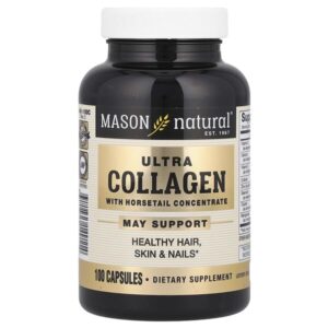 Ultra Collagen с концентратом хвоща, 100 капсул — Mason Natural