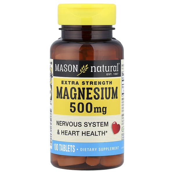 mav16011_v_27.jpg магний, 500 мг, 100 таблеток — Mason Natural