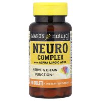 комплекс для нервной системы с альфа-липоевой кислотой, 100 таблеток — Mason Natural