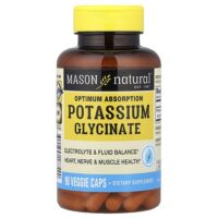 глицинат калия для оптимального усвоения, 90 растительных капсул — Mason Natural