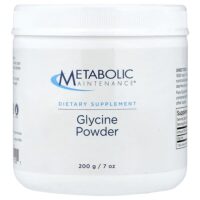 Глицин в порошке, 200 г (7 унций) — Metabolic Maintenance