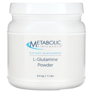 L-глютамин в виде порошка, 0,5 кг (1,1 фунта) — Metabolic Maintenance
