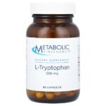 L-триптофан, 500 мг, 60 капсул — Metabolic Maintenance
