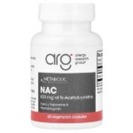 NAC, 600 мг, 60 вегетарианских капсул — Metabolic Maintenance