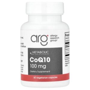 коэнзим Q10, 60 вегетарианских капсул — Metabolic Maintenance