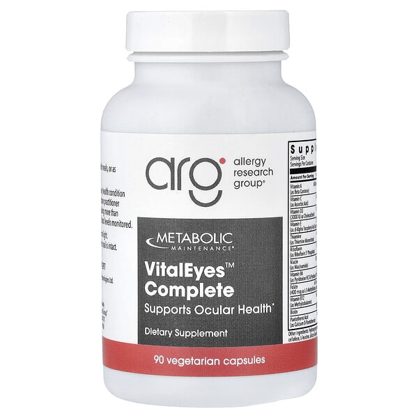 mbm00229_v_29.jpg VitalEyes™, комплекс с вегетарианскими капсулами, 90 вегетарианских капсул — Metabolic Maintenance