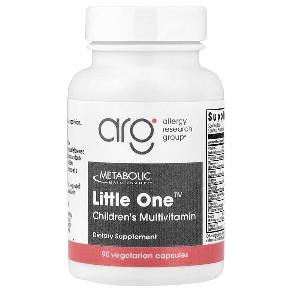 mbm00522_v_29.jpg Little One™, мультивитамины для детей, 90 вегетарианских капсул — Metabolic Maintenance