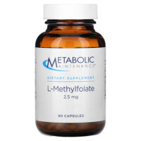 L-метилфолат, 2,5 мг, 90 капсул — Metabolic Maintenance