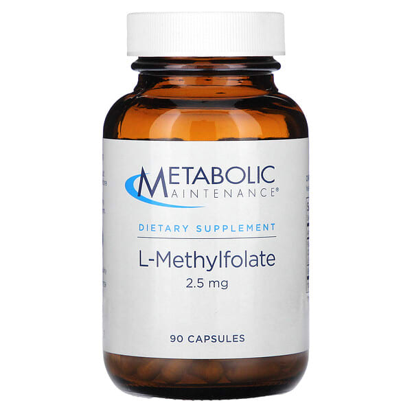 mbm00532_v_20.jpg L-метилфолат, 2,5 мг, 90 капсул — Metabolic Maintenance