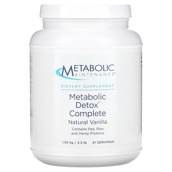 mbm00671_v_26.jpg Metabolic Detox, комплекс для детоксикации, натуральная ваниль, 1,05 кг (2,3 фунта) — Metabolic Maintenance