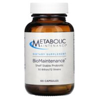 BioMaintenance, пробиотик длительного хранения, 60 капсул — Metabolic Maintenance