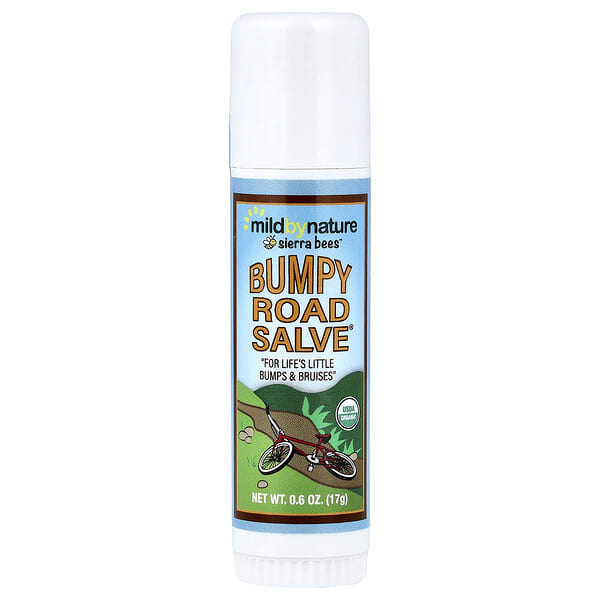 mbn02559_v_8.jpg Bumpy Road Salve®, бальзам от ушибов в виде стика, 17 г (0,6 унции) — Mild By Nature