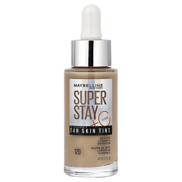 mby08378_v_9.jpg Super Stay, 24H Skin Tint, 120, 30 мл (1 жидк. унция) — Maybelline