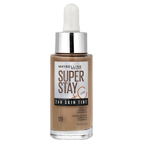 mby08380_v_9.jpg Super Stay, 24H Skin Tint, 129, 30 мл (1 жидк. унция) — Maybelline