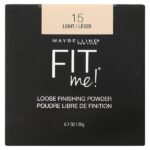 Fit Me, рассыпчатая пудра, оттенок 15 «Светлый», 20 г — Maybelline