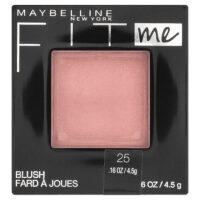 Fit Me, румяна, оттенок 25 розовый, 4,5 г (0,16 унции) — Maybelline