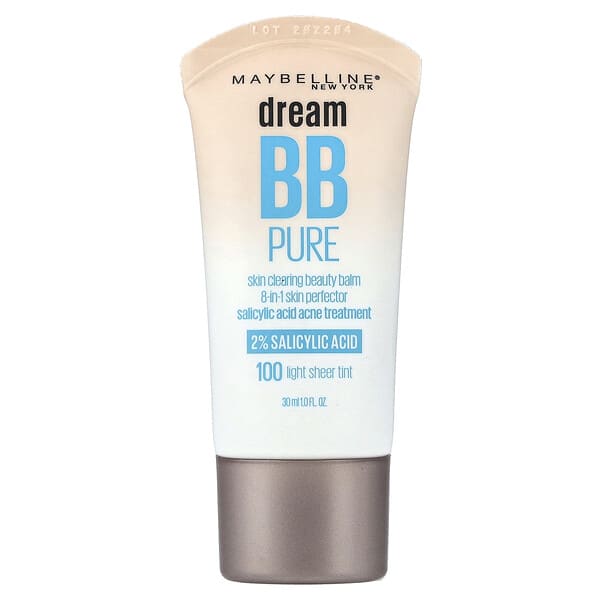 mby58706_v_10.jpg Dream BB Pure, очищающий бальзам для кожи, оттенок 100 Light Sheer, 30 мл (1 жидк. унция) — Maybelline