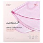 BDRN, розовая гелевая маска с коллагеном, 4 шт. по 28 г (0,98 унции) — Medicube — изображение 2