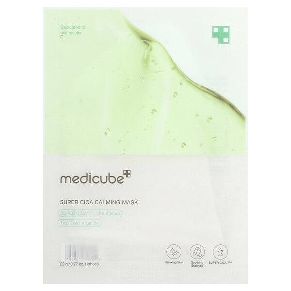 mcb76989_v_3.jpg Super Cica, успокаивающая маска для лица, 1 шт., 22 г (0,77 унции) — Medicube