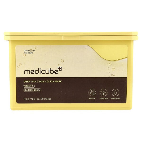 mcb76994_v_26.jpg Deep Vita C, ежедневная маска для лица, 30 шт., 350 г (12,34 унции) — Medicube