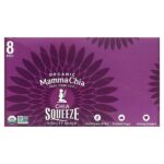 Organic Chia Squeeze, Vitality Snack, ежевика, 8 порций, 99 г (3,5 унции) — Mamma Chia