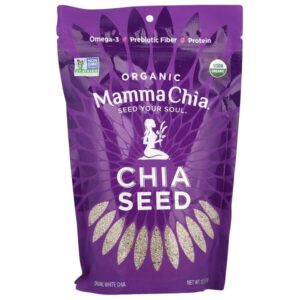органические белые семена чиа, 340 г (12 унций) — Mamma Chia