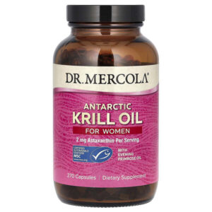 Жир антарктического криля для женщин, 270 капсул — Dr. Mercola