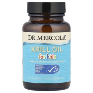 крилевый жир для детей, 60 капсул — Dr. Mercola