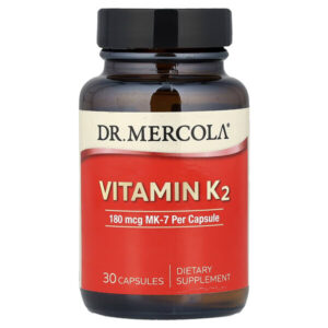 Витамин K2, 180 мкг, 30 капсул — Dr. Mercola