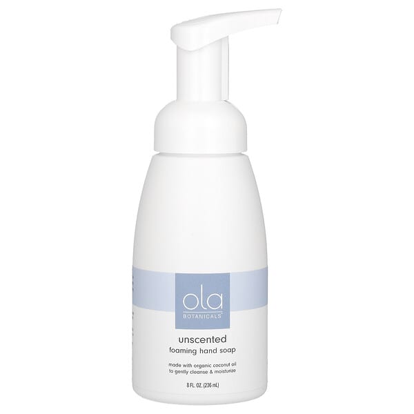 mcl01246_v_15.jpg Ola Botanicals, мыло-пенка для рук, без запаха, 236 мл (8 жидк. унций) — Dr. Mercola