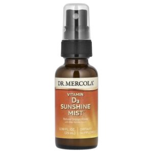 Vitamin D3 Sunshine Mist, спрей с витамином D3, с натуральным апельсиновым вкусом, 29 мл (0,98 жидк. унции) — Dr. Mercola
