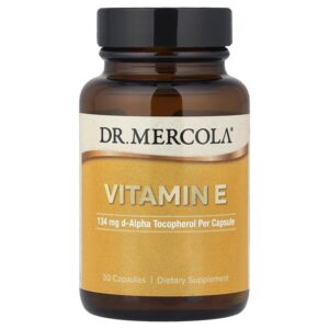 витамин E, 30 капсул — Dr. Mercola