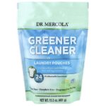 Greener Cleaner, пакетики для стирки, без отдушек, 24 пакетика, 431 г (15,2 унции) — Dr. Mercola