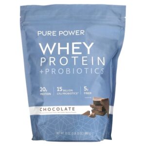 Pure Power, сывороточный протеин с пробиотиками, 880 г (1 фунт 15 унций) — Dr. Mercola