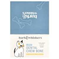 Bark & Whiskers™, Dental Chew Bones, для собак, для больших собак, 12 костей, 60 г (2,1 унции) — Dr. Mercola