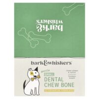 Bark & Whiskers™, жевательные косточки для нежных зубов, для собак, маленькие, 12 косточек, 20 г (0,7 унции) — Dr. Mercola