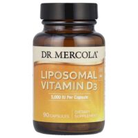 липосомальный витамин D3, 125 мкг (5000 МЕ), 90 капсул — Dr. Mercola