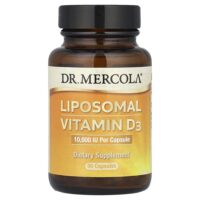липосомальный витамин D3, 250 мкг (10 000 МЕ), 90 капсул — Dr. Mercola